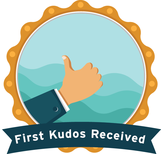 First Kudos Received