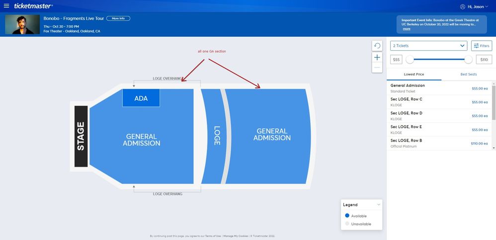 Screenshot of Bonobo - Fragments Live Tour Tickets Oct 20, 2022 Oakland, CA _ Ticketmaster.jpg