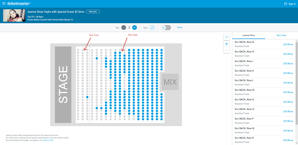 Screenshot of Tickets _ Joanne Shaw Taylor with Special Guest JD Simo - Ponte Vedra Beach, FL at Ticketmaster.png