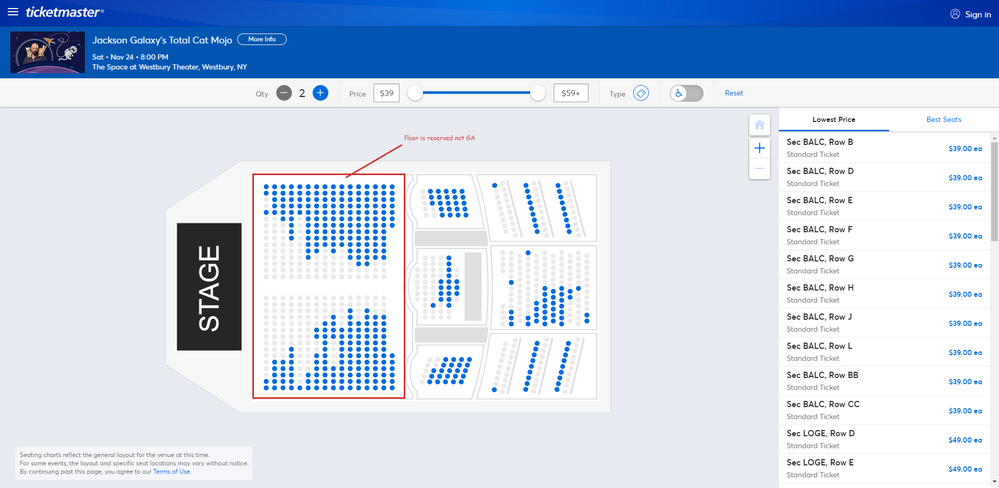 Screenshot of Tickets _ Jackson Galaxy's Total Cat Mojo - Westbury, NY at Ticketmaster.png