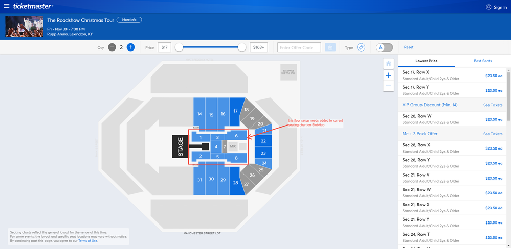 Screenshot of Tickets _ The Roadshow Christmas Tour - Lexington, KY at Ticketmaster.png