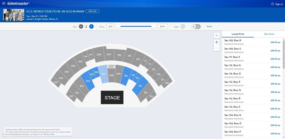 Screenshot of Tickets _ A.C.E WORLD TOUR [TO BE AN ACE - Miami, FL at Ticketmaster.jpg