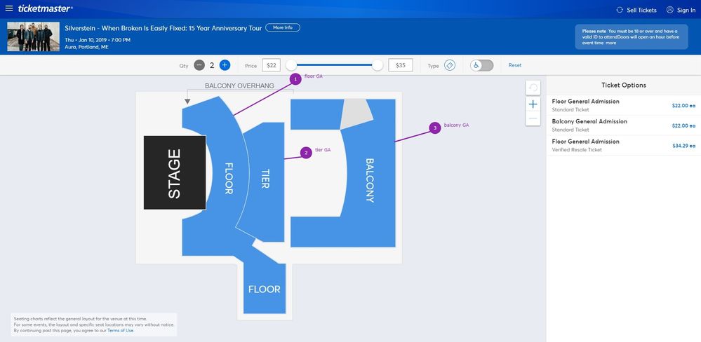 Screenshot of Tickets _ Silverstein - When Broken Is Easily Fixed_ 15 Year Anniversary Tour - Portland, ME at Ticketmaster.jpg