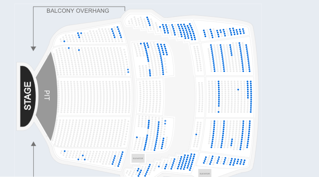 Ticketmaster map w/ GA PIT