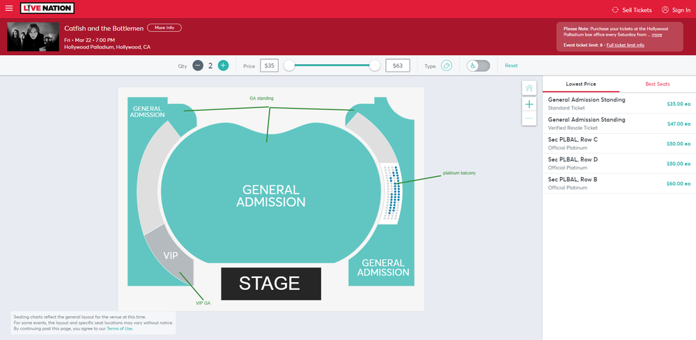 Screenshot of Tickets _ Catfish and the Bottlemen - Hollywood, CA at Live Nation.png