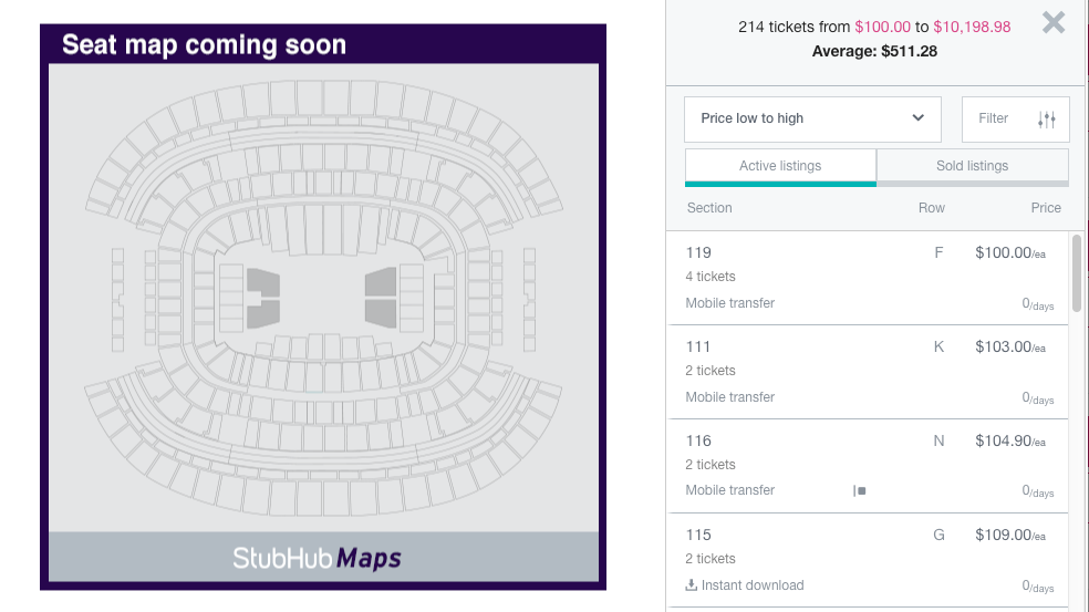 StubHub