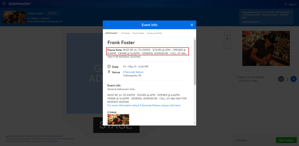 Screenshot of Tickets _ Frank Foster - Indianapolis, IN at Ticketmaster.png