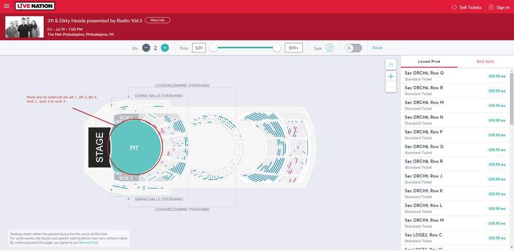 Screenshot of Tickets _ 311 & Dirty Heads presented by Radio 104.5 - Philadelphia, PA at Live Nation.png