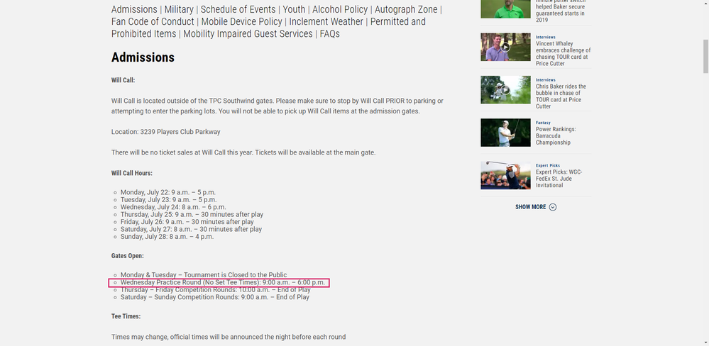 Screenshot of World Golf Championships-FedEx St. Jude Invitational_ General Information.png