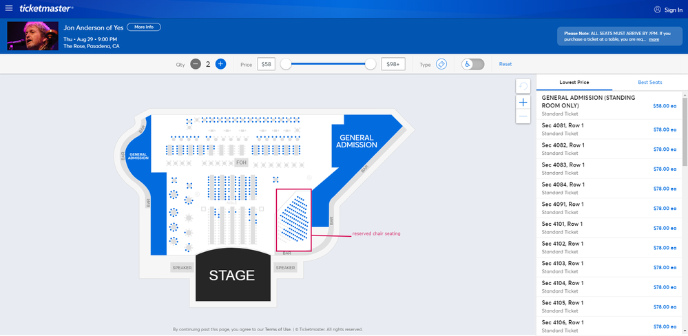 Screenshot of Tickets _ Jon Anderson of Yes - Pasadena, CA at Ticketmaster.png