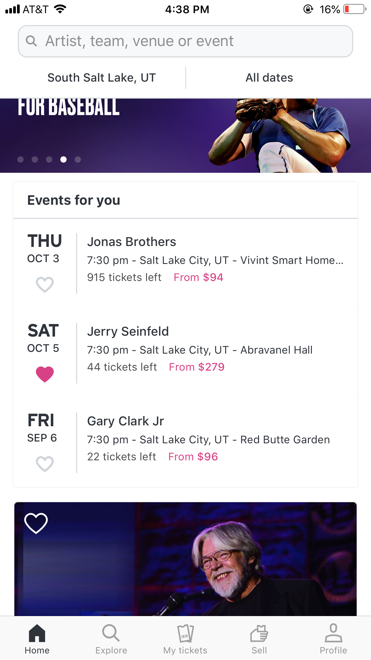 How to Add Favorites to the StubHub App StubHub Community