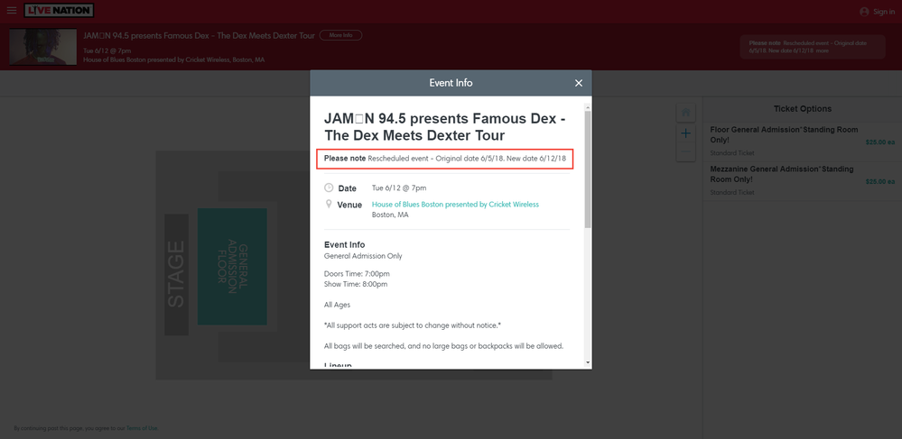 Screenshot of Tickets _ JAM_N 94.5 presents Famous Dex - The Dex Meets Dexter Tour - Boston, MA at Live Nation.png