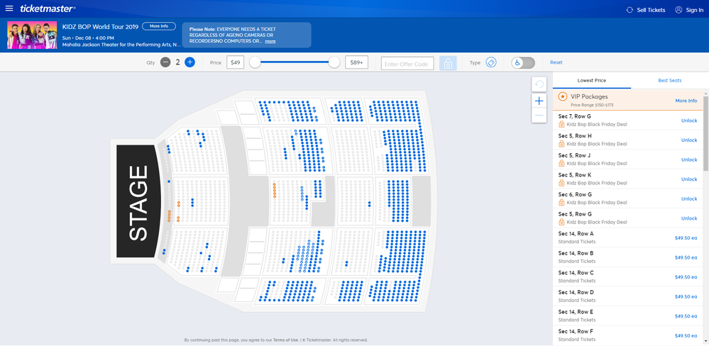 Screenshot of Tickets _ KIDZ BOP World Tour 2019 - New Orleans, LA at Ticketmaster.png