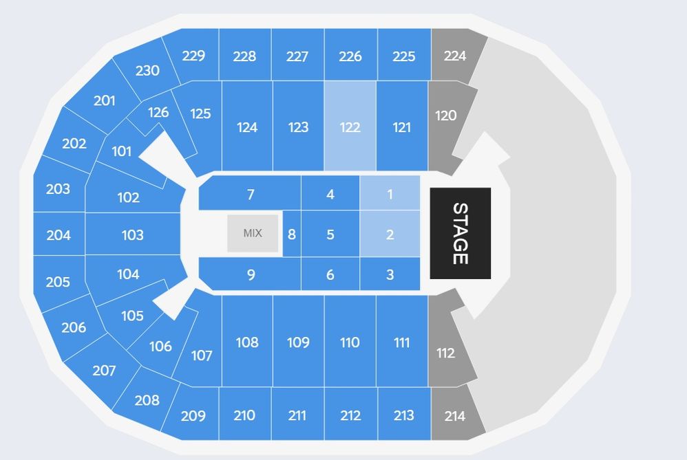 TicketMaster / Venue Map