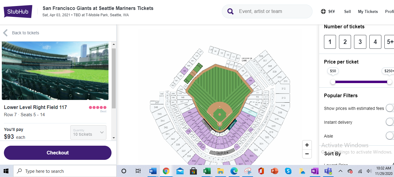 Seattle Mariners Tickets - StubHub