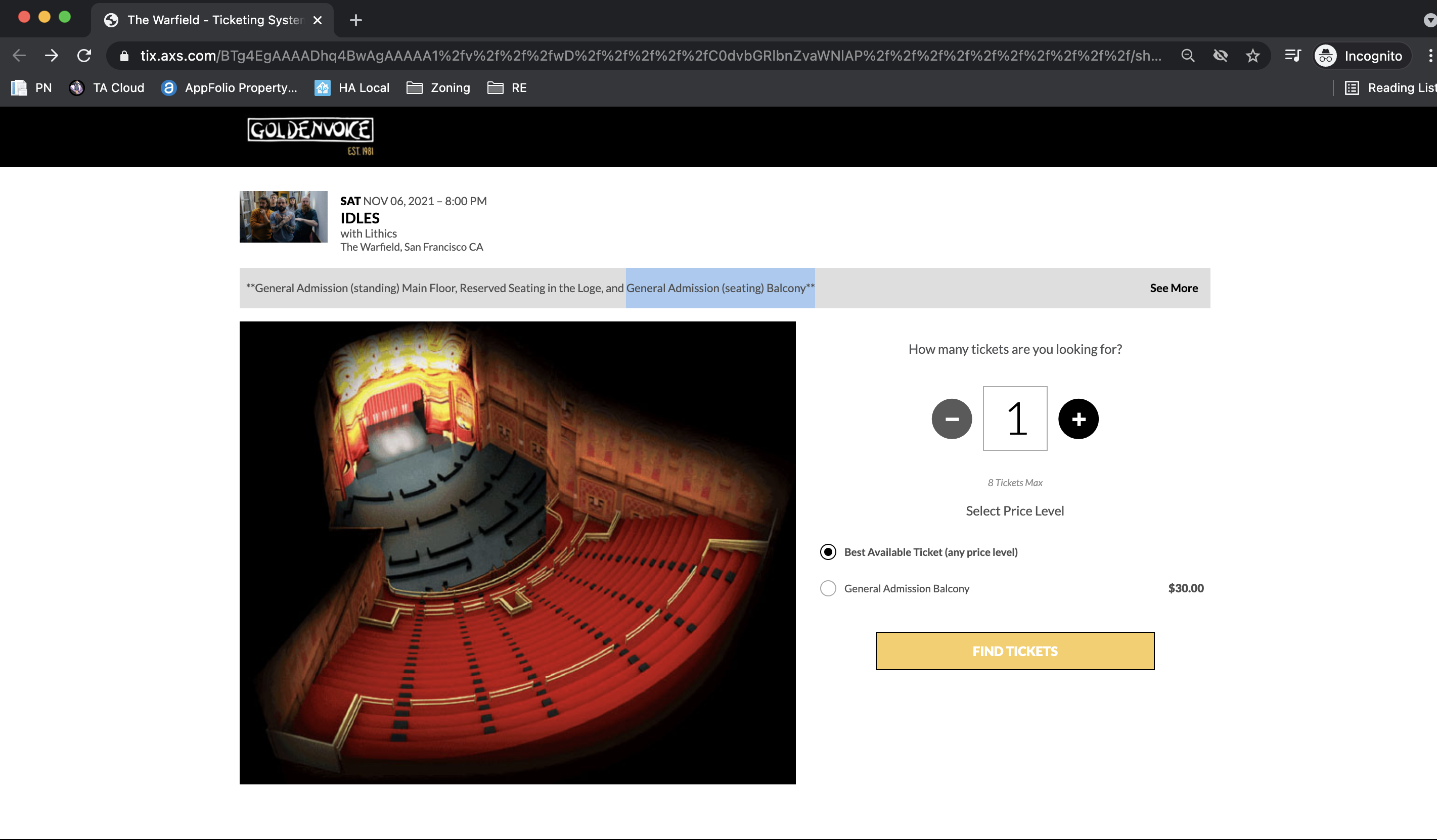 StubHub went from showing you what seats are available on a map to