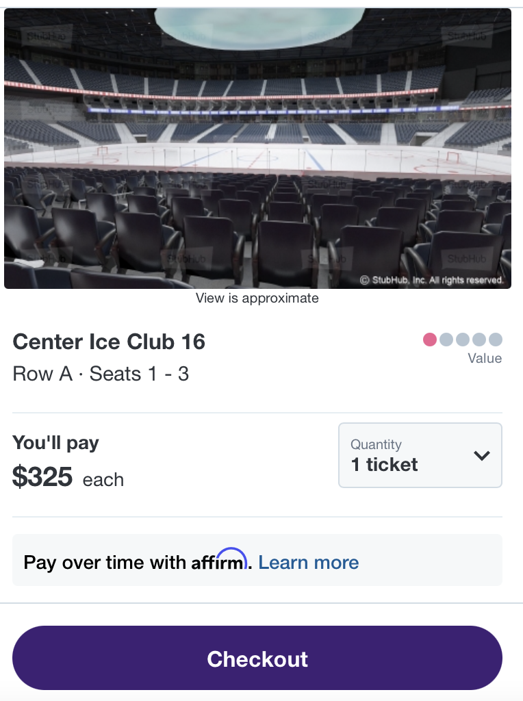 StubHub's All-in Pricing Replaced by Ticket Fees at Checkout