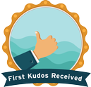 Receive 1st Kudos